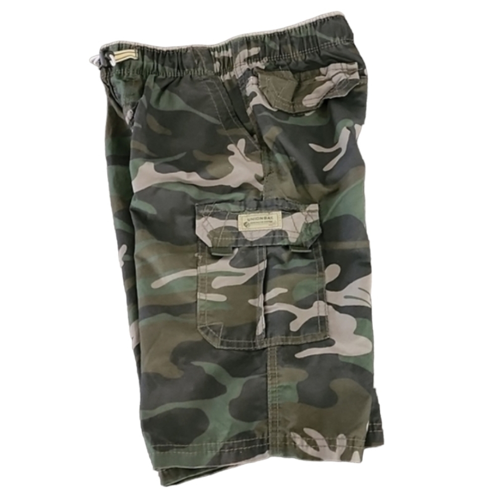 UNIONBAY Camo Cargo Shorts Boys 6 Toggle Waist Camoflauge - Picture 8 of 10
